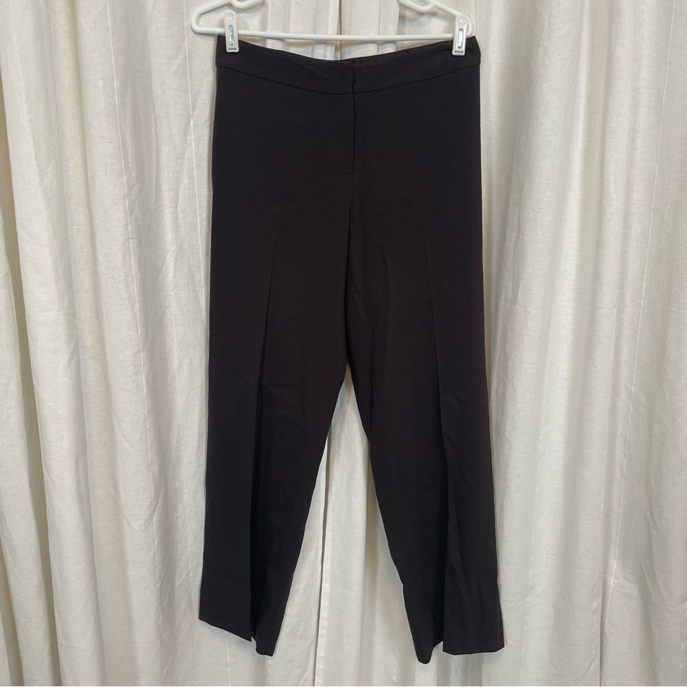 St. John Collection Brown Virgin Wool Pants | 8